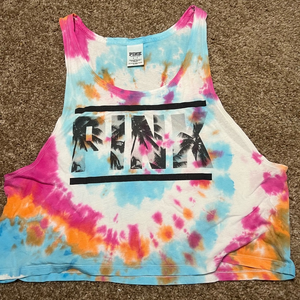 🌻PINK Tank Top-Cropped Size Small🌻